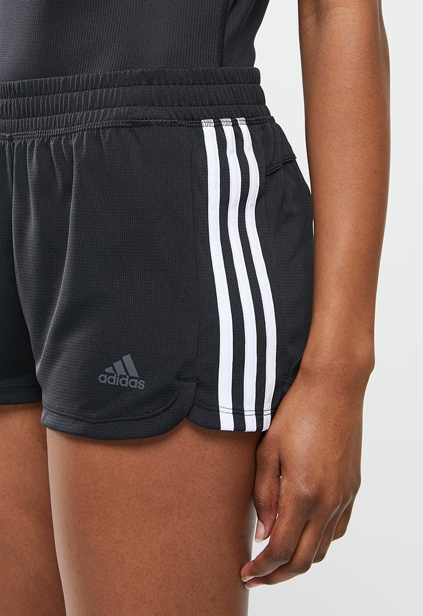 adidas Originals - Pacer 3s knit shorts - black & white