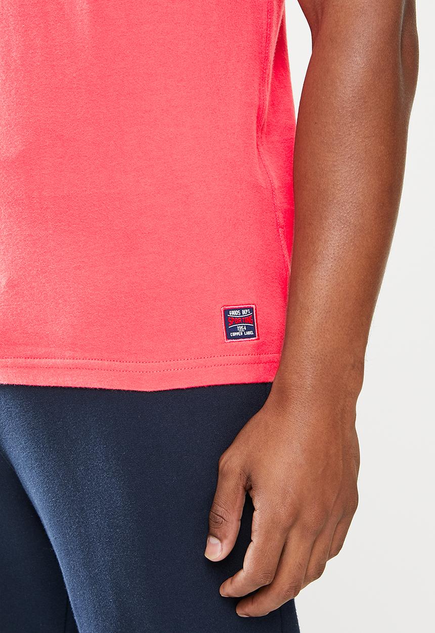 Superdry. - Collegiate graphic tee - future fuchsia