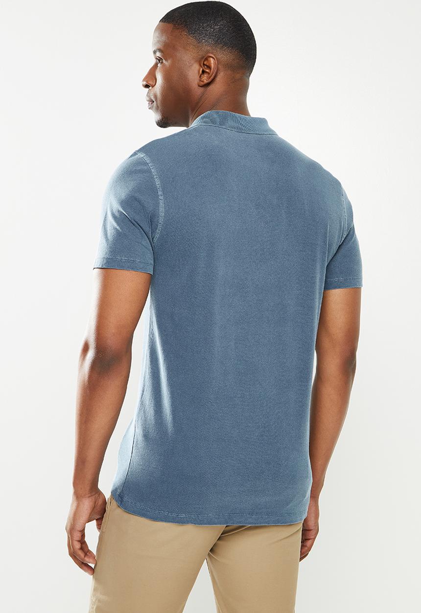 POLO - Thomas short sleeve golfer - navy