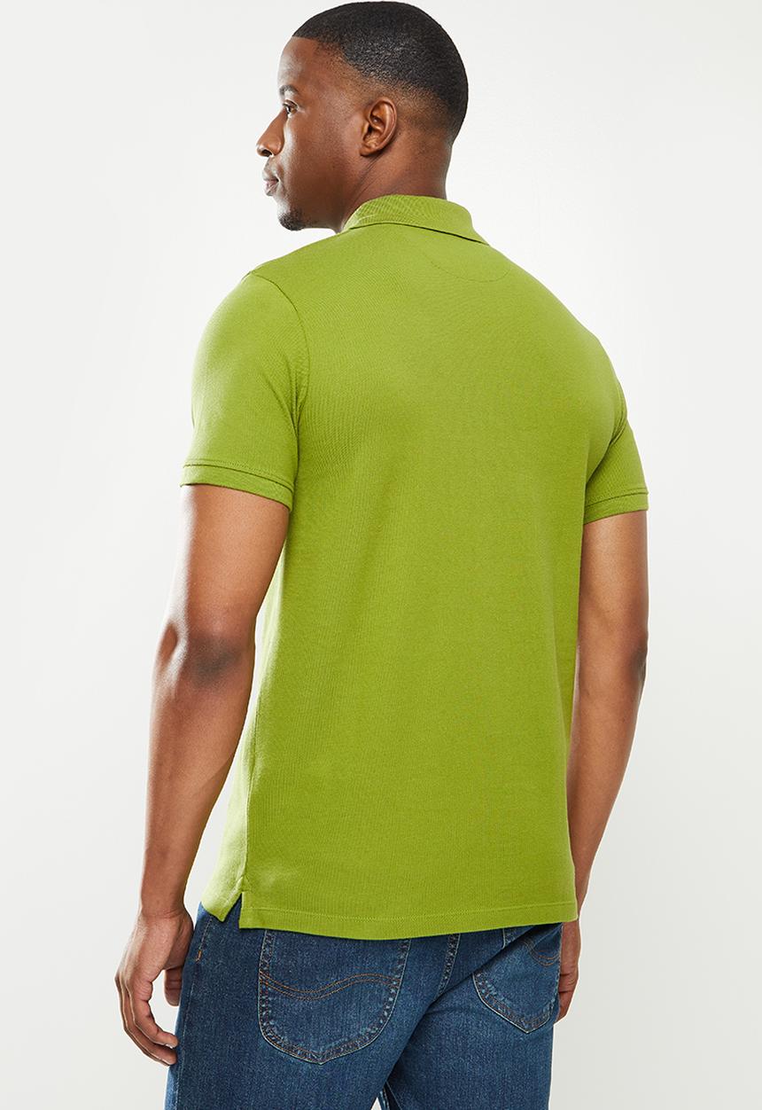Timberland - Mr jacquard polo - green