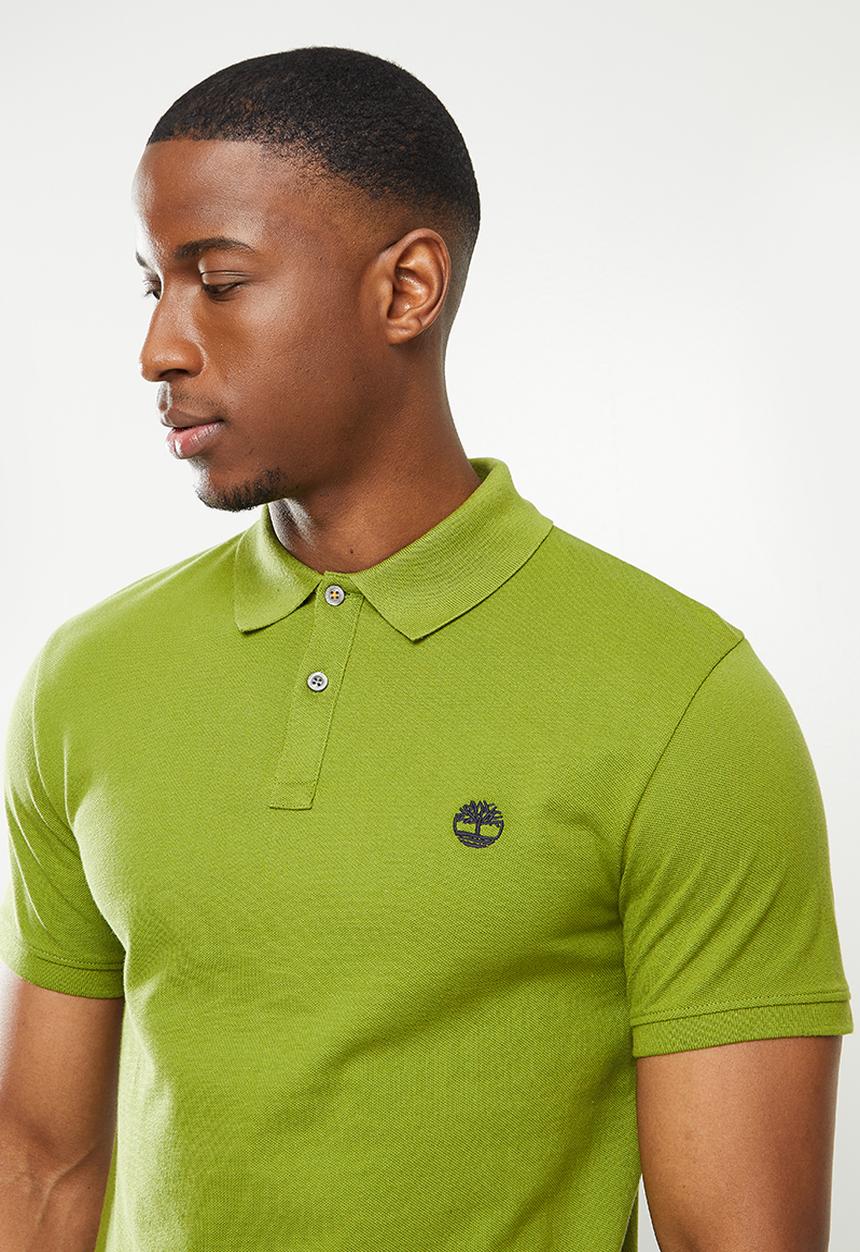Timberland - Mr jacquard polo - green