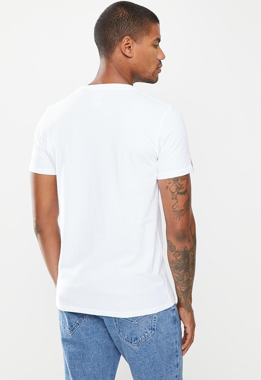 Superdry. - Collegiate graphic tee - brilliant white