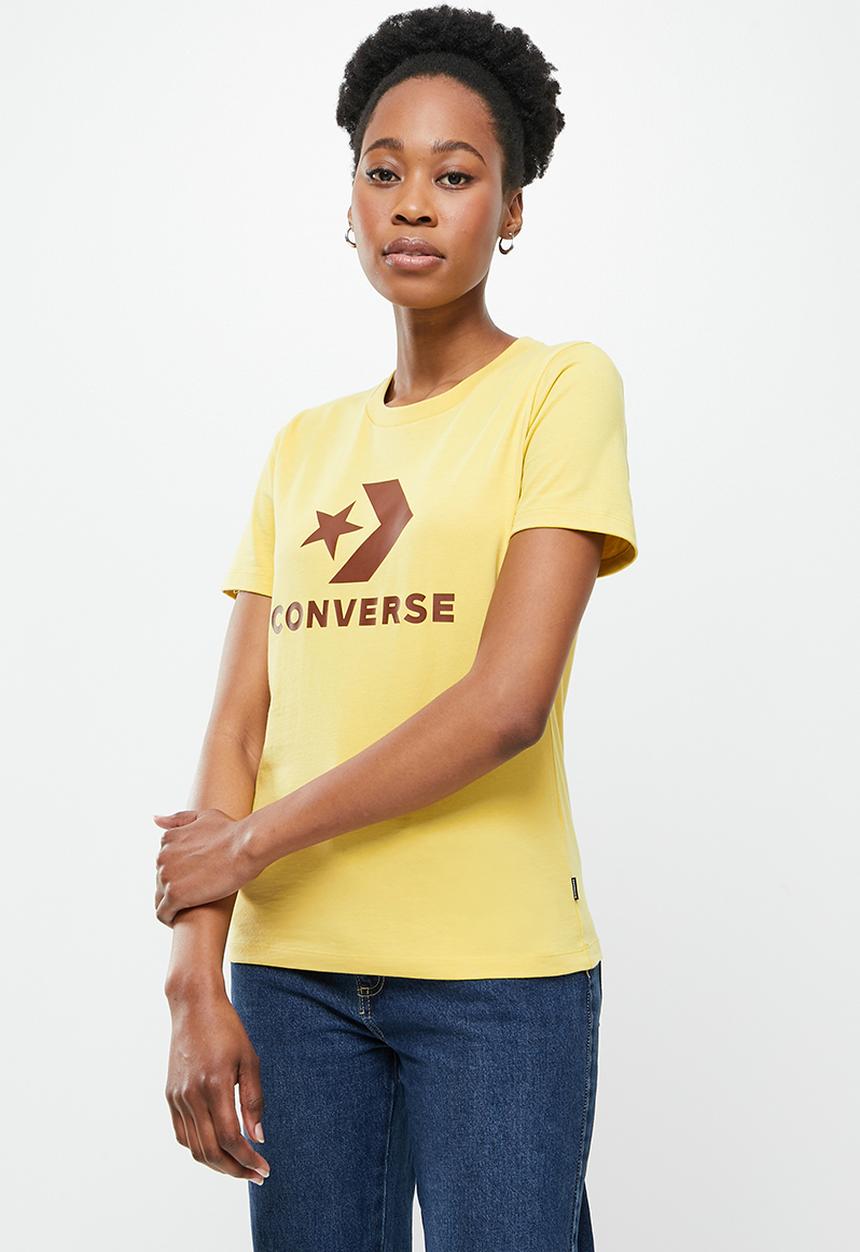 Converse - Boosted star chevron logo tee - saturn gold
