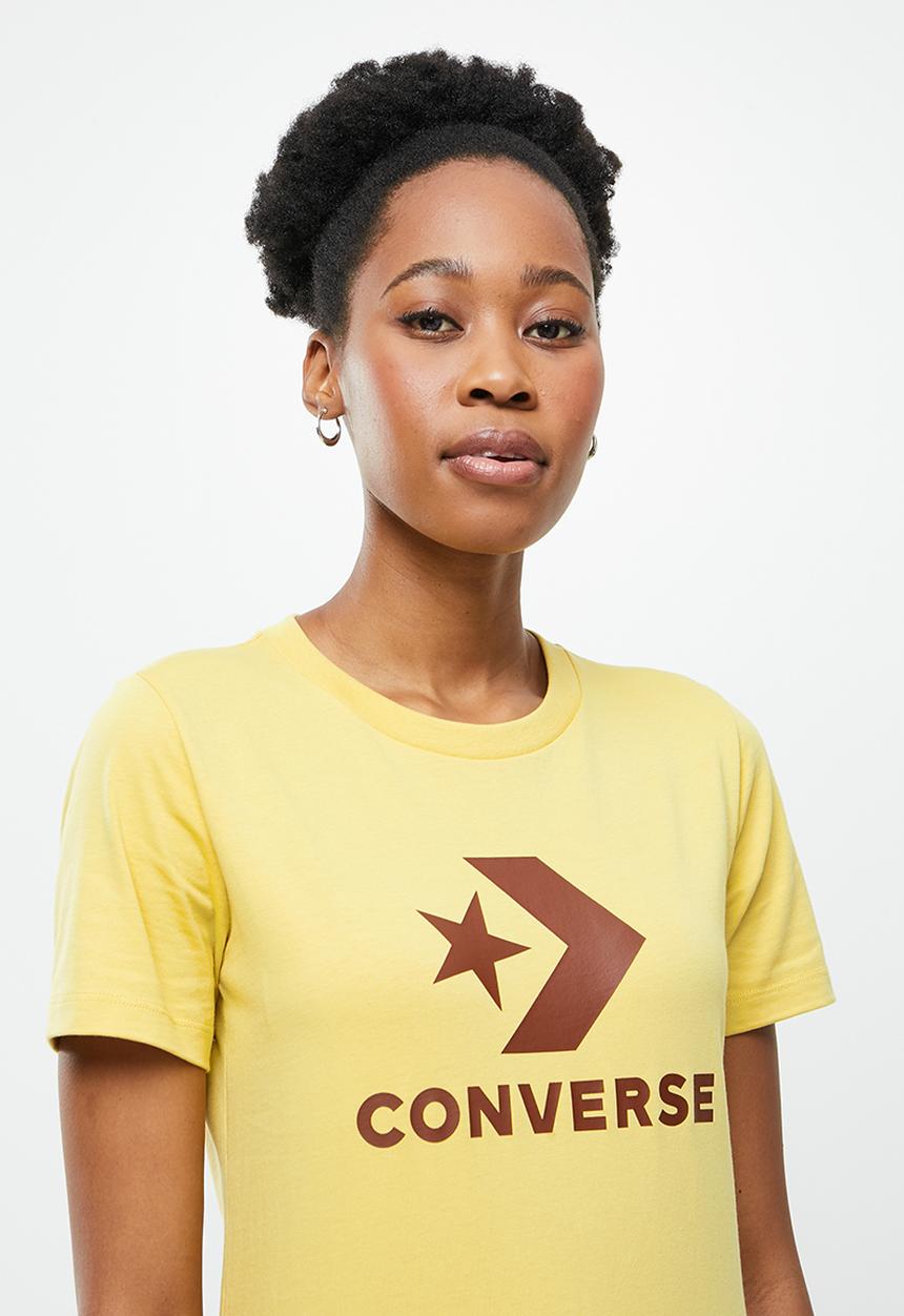 Converse - Boosted star chevron logo tee - saturn gold