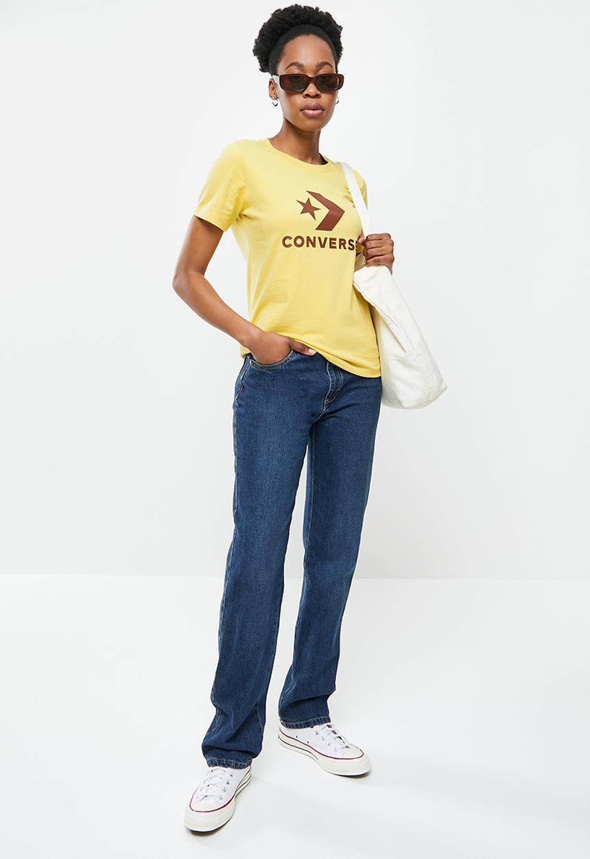Converse - Boosted star chevron logo tee - saturn gold