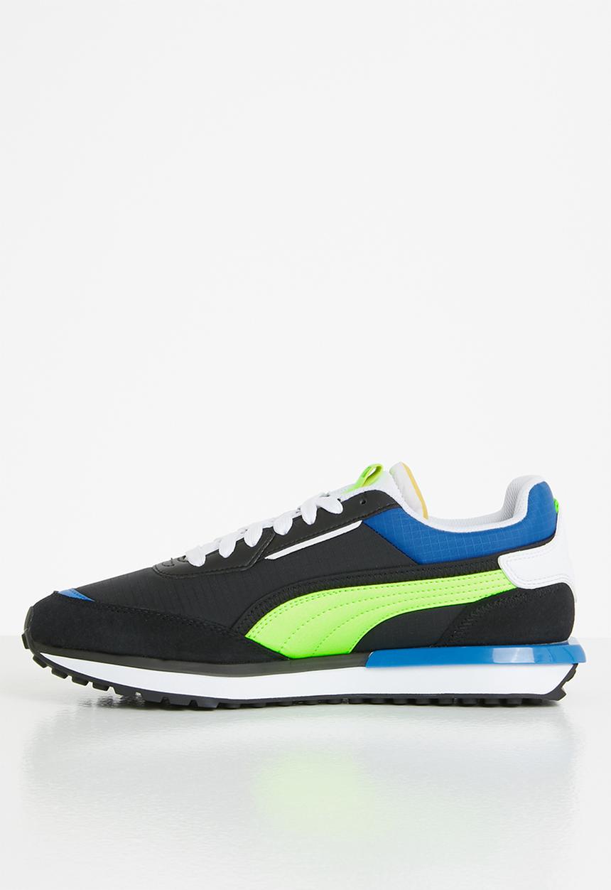 PUMA - City Rider electric - black/green glare