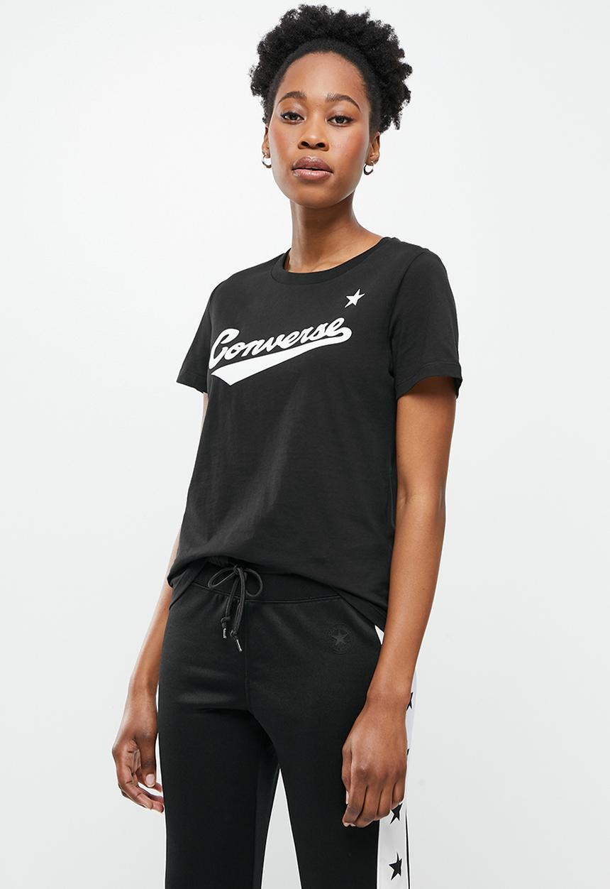 Converse - Center front nova classic tee - converse black