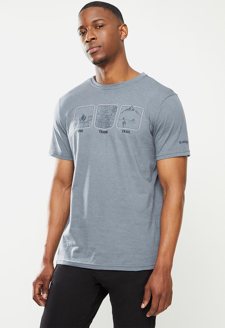 Hi-Tec - Live travel trail tee - grey