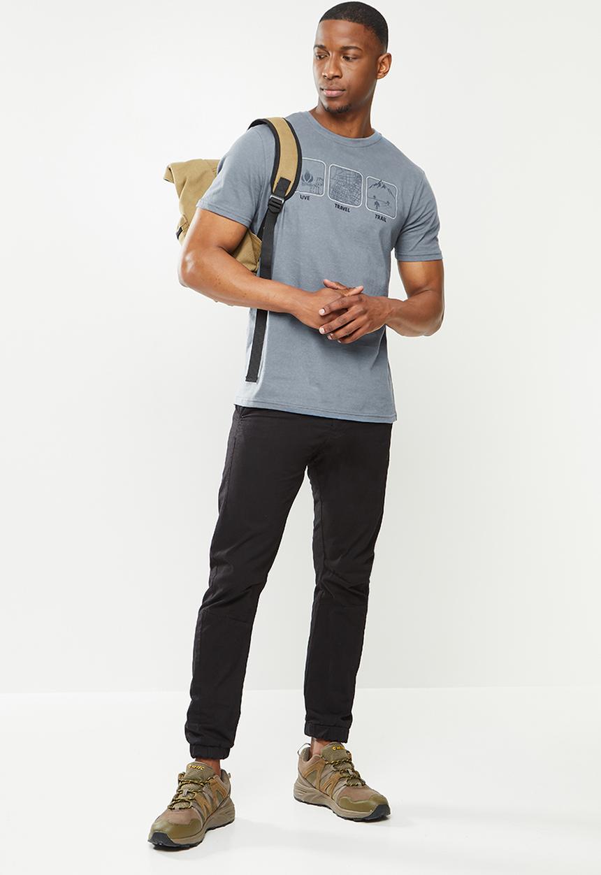 Hi-Tec - Live travel trail tee - grey