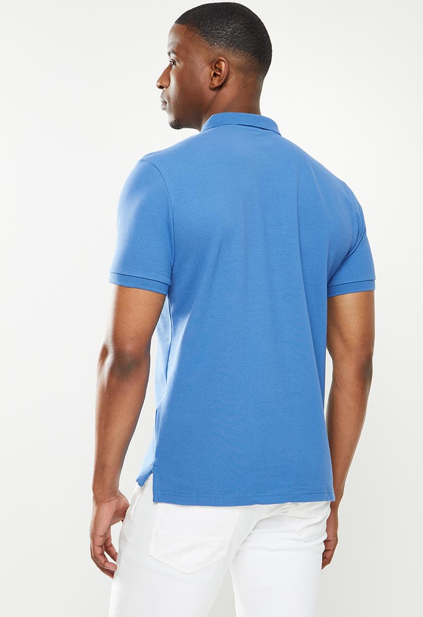 Giordano - Napoloen embroidered golfer - blue