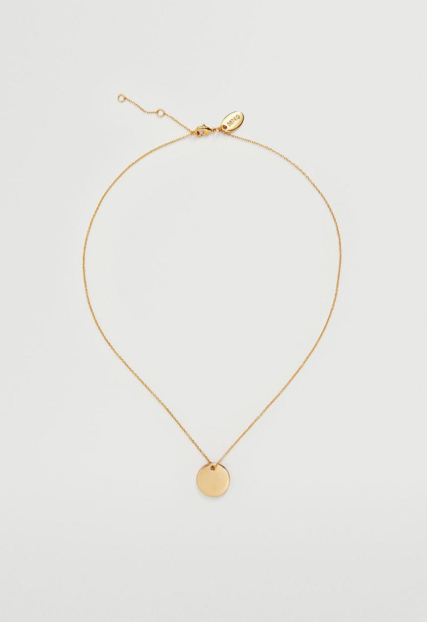 MANGO - Coin pendant necklace - gold