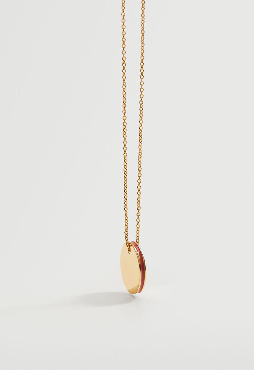 MANGO - Coin pendant necklace - gold