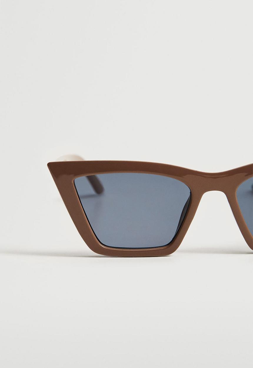 MANGO - Cat-eye sunglasses - ecru