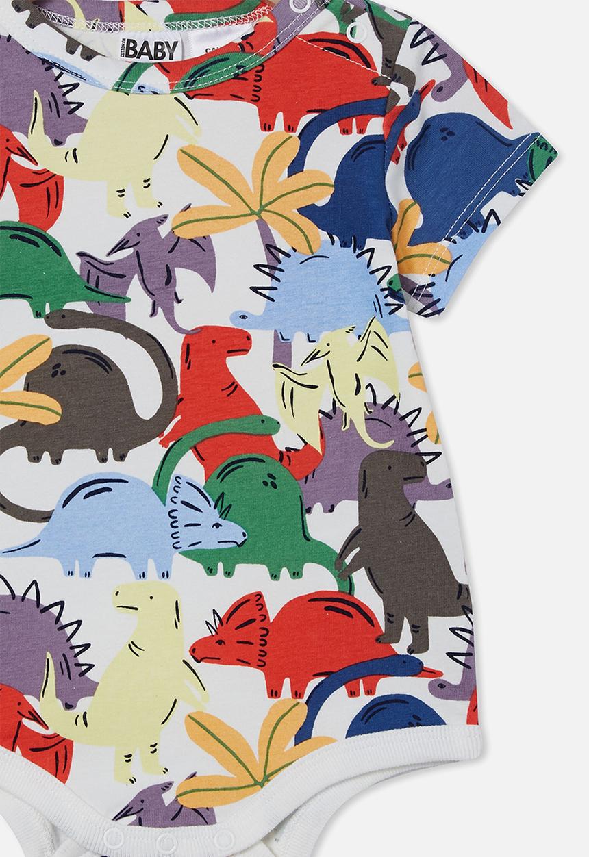 Cotton On - The short sleeve bubbysuit - multi 
