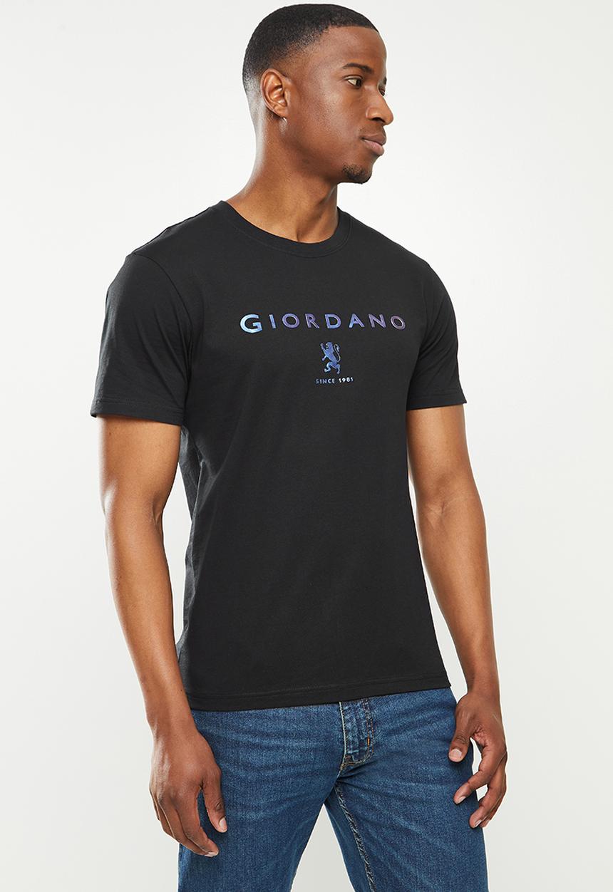 Giordano - Lions printed tee - black