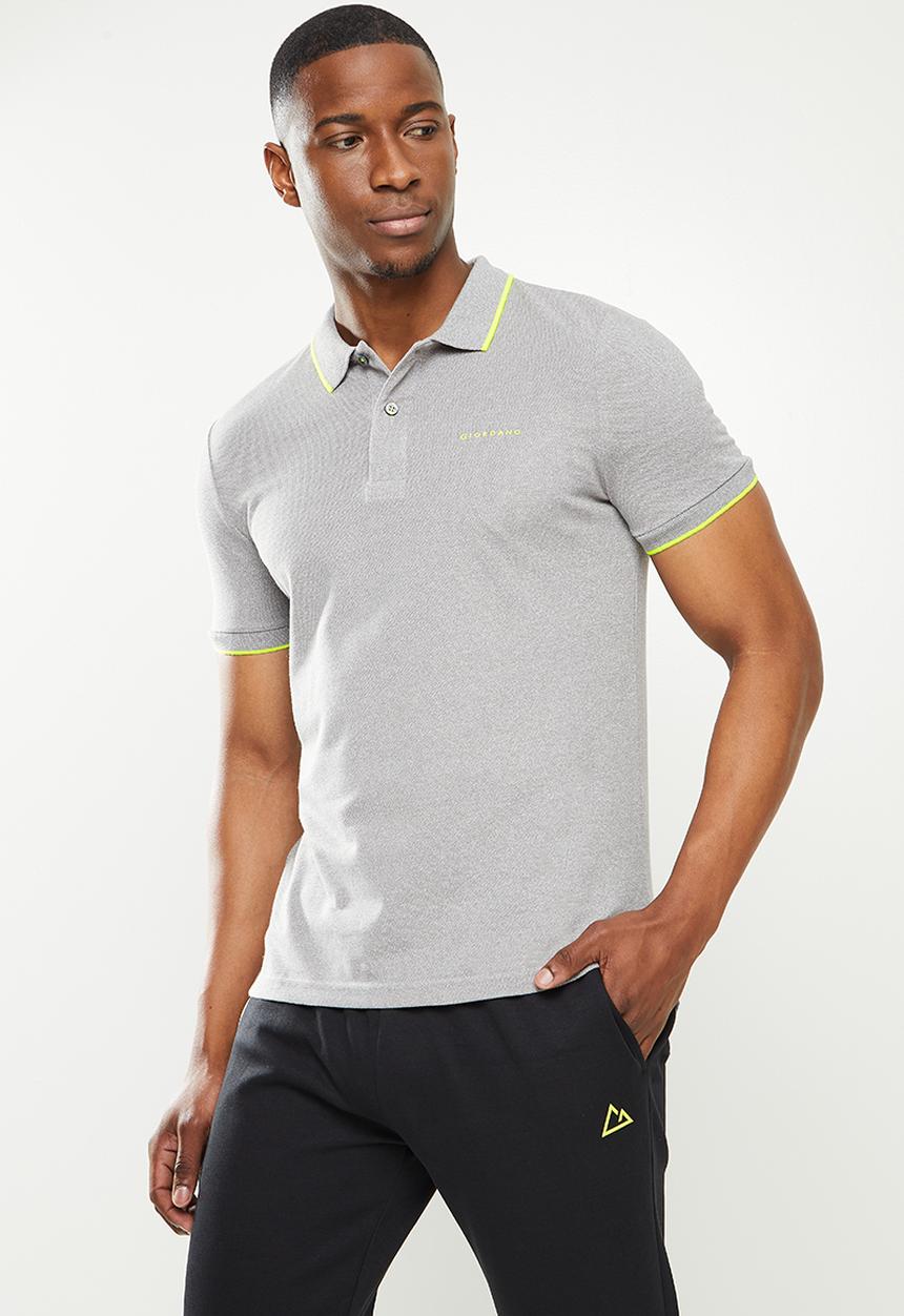 Giordano - Retro sporting golfer - grey