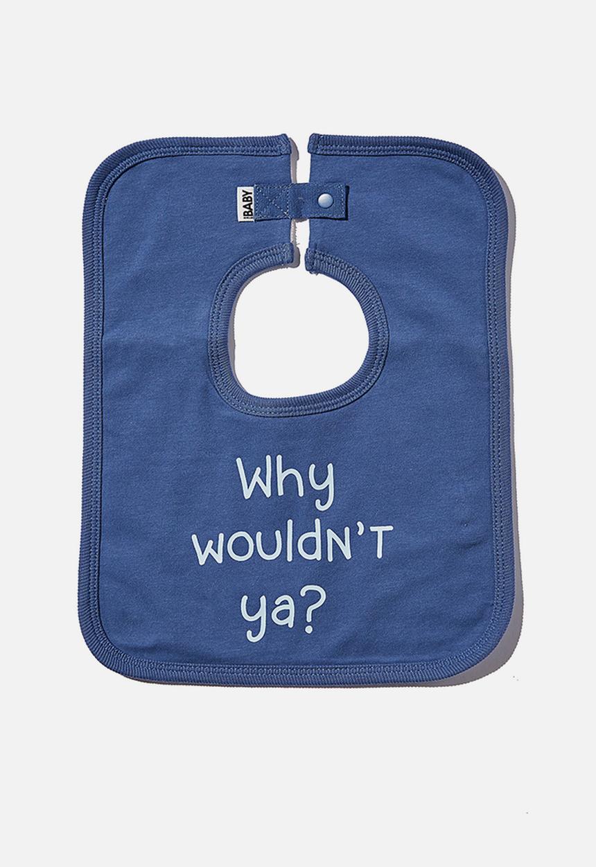 Cotton On - The square bib - navy