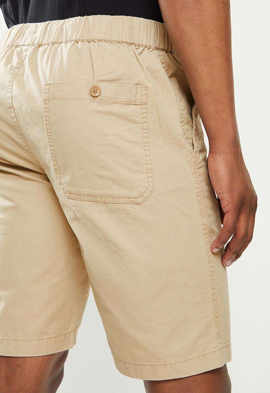 Giordano - Cotton ds1 short - neutral