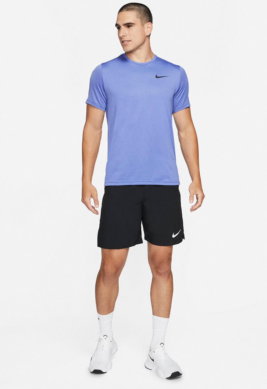 Nike - Nike pro df hpr dry top short sleeve - blue