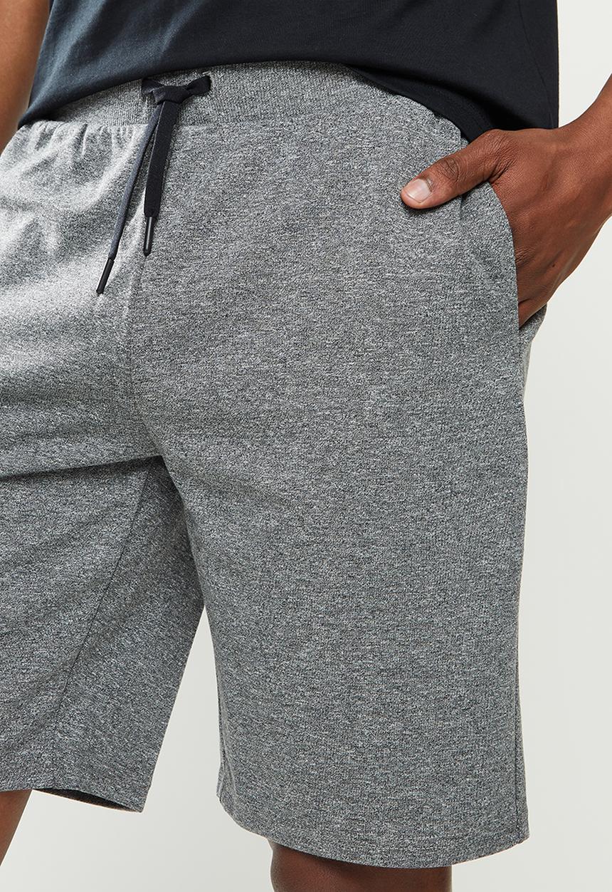 Giordano - Cotton drawstring short - grey