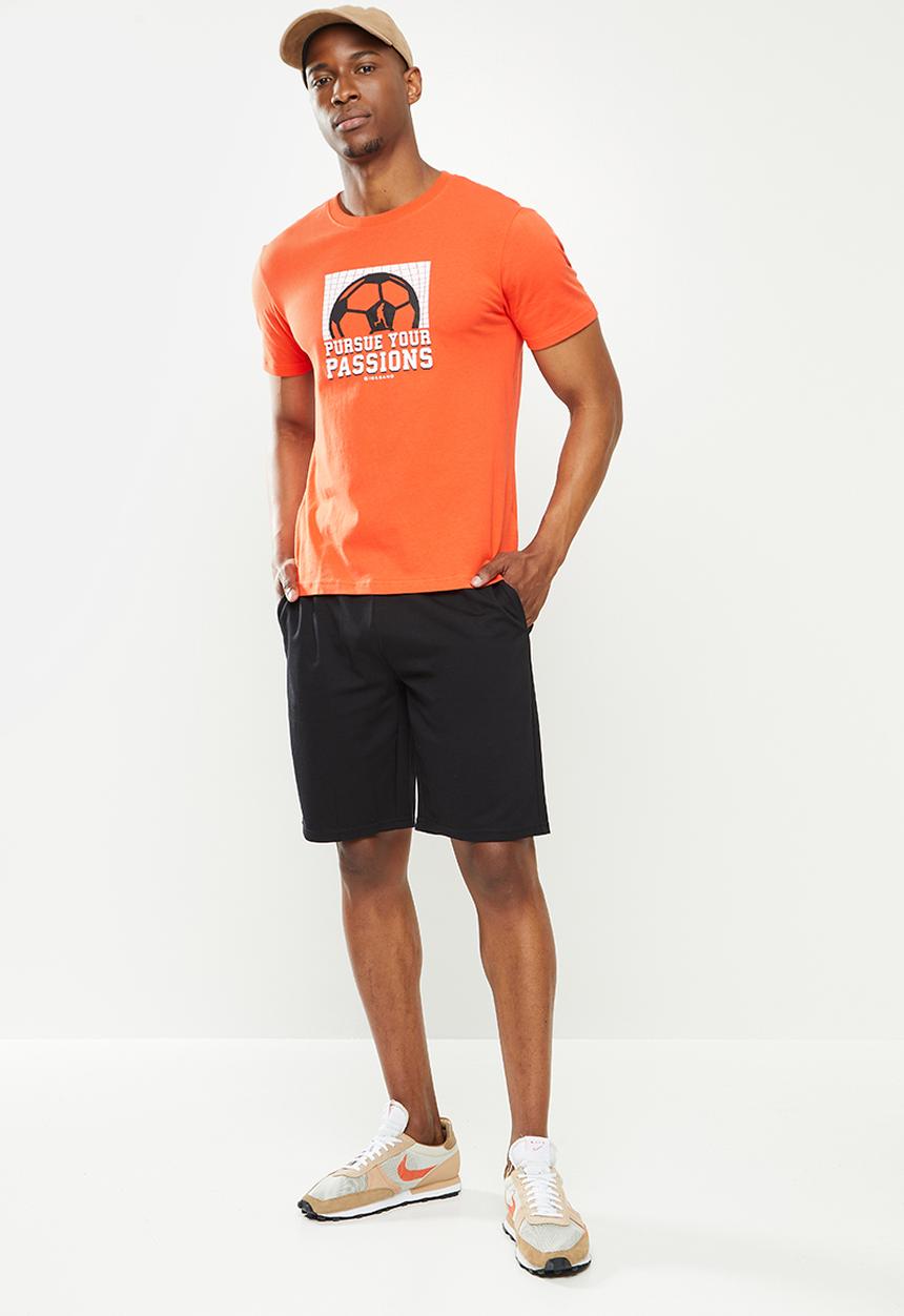 Giordano - Cotton drawstring short - black