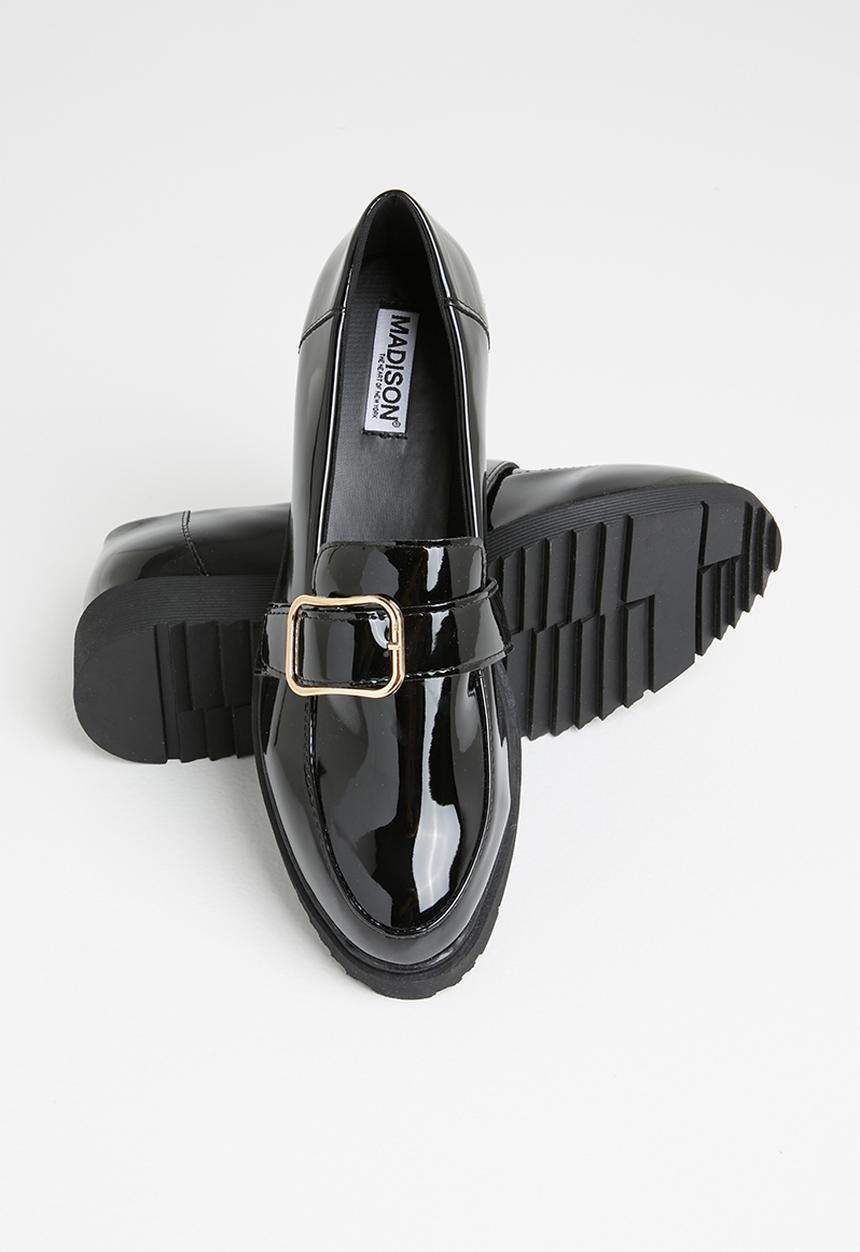 Madison® - Andrea lug sole loafer - black