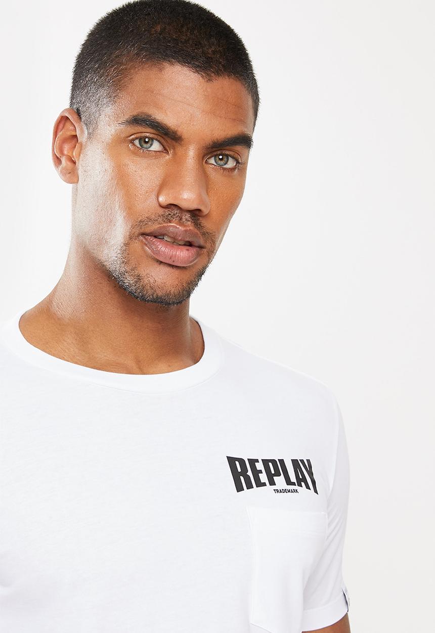 Replay - Pocket tee - white
