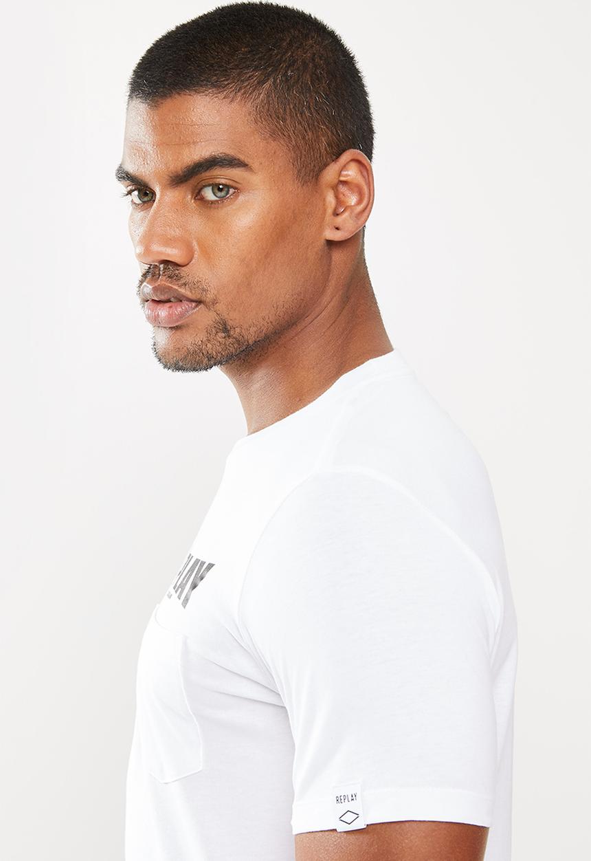 Replay - Pocket tee - white