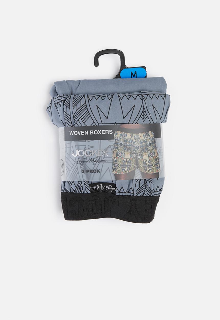 Jockey - Heritage 2 pack woven boxers - blue