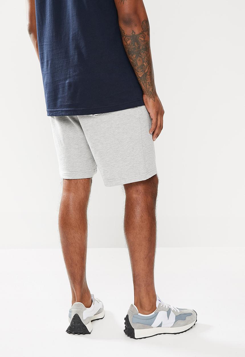 urban° - Urban elasticated waistband shorts - grey melange