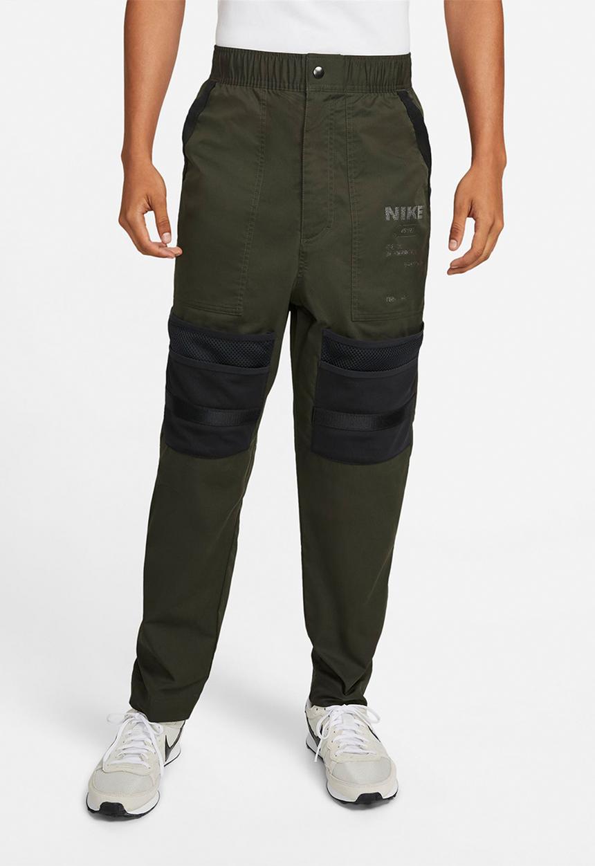 Nike - M nsw city made unlined pant - sequoia & black