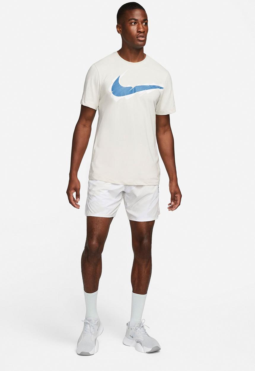 Nike - T-shirt Nike Dri-FIT Sport Clash Men s Logo Training Tee - light bone