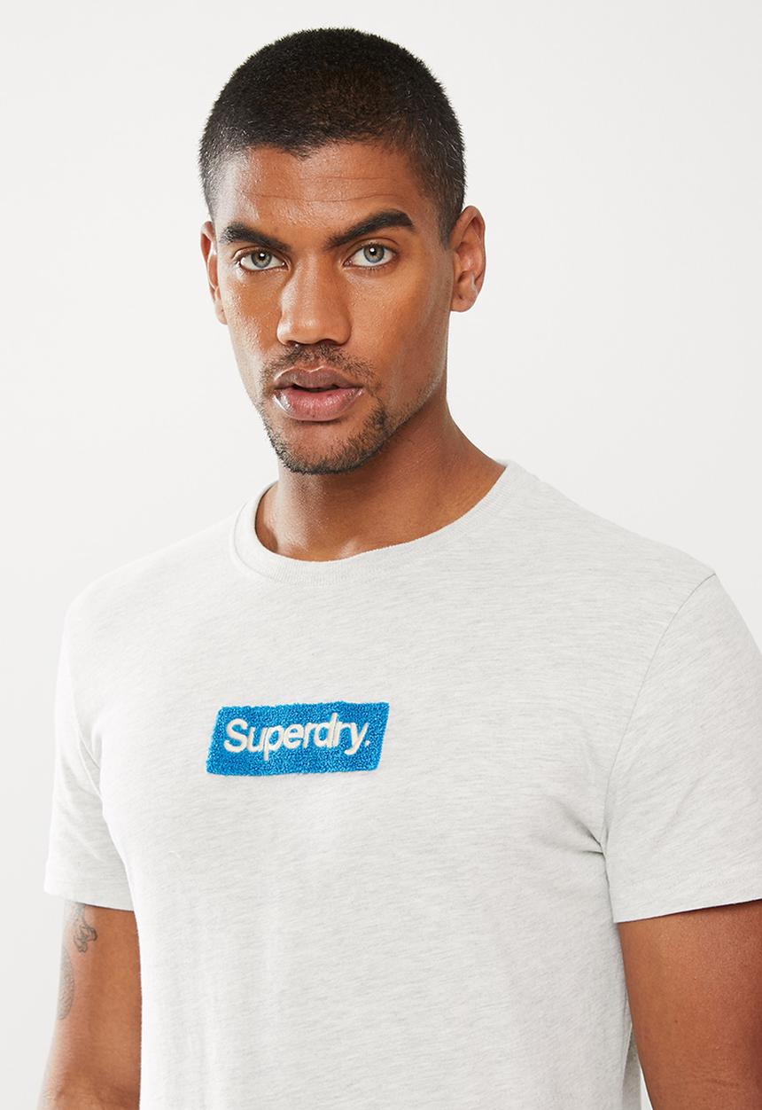 Superdry. - Cl workwear tee - off white marl