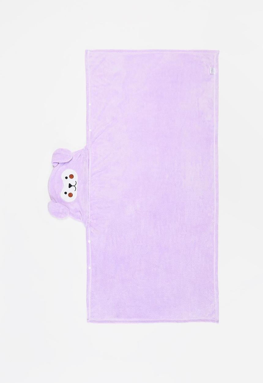 Pop Candy - Bear hooded towel - purple