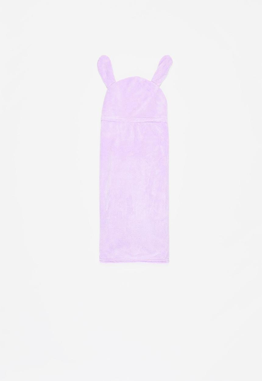 Pop Candy - Bear hooded towel - purple
