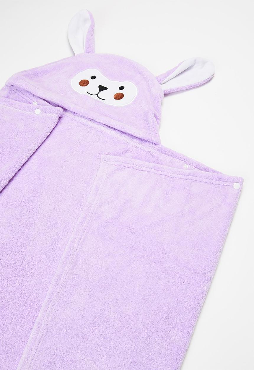 Pop Candy - Bear hooded towel - purple