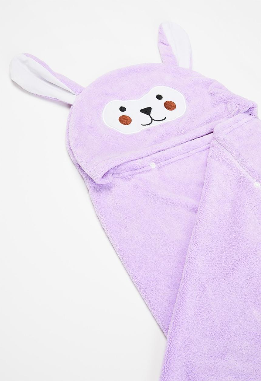 Pop Candy - Bear hooded towel - purple