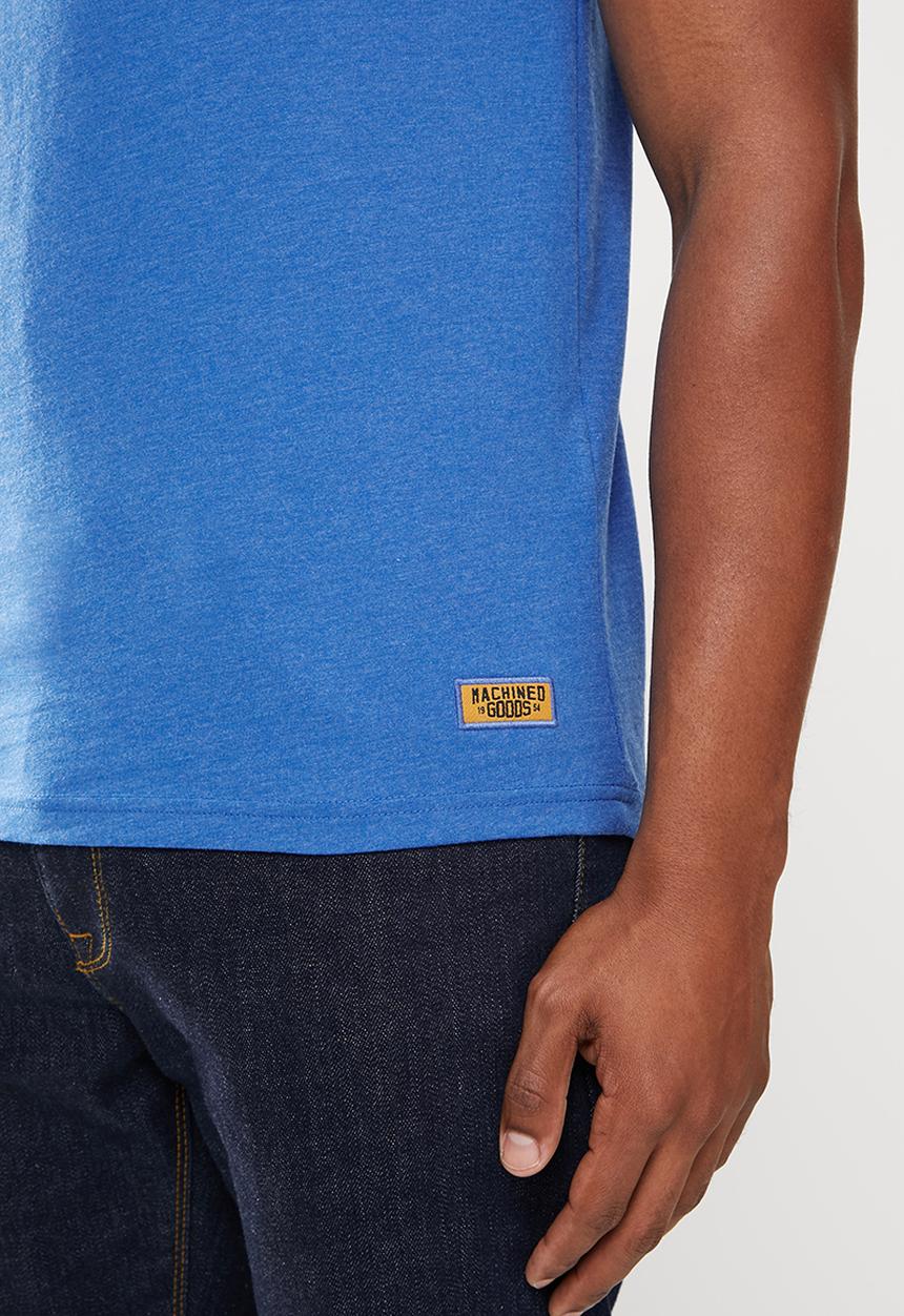 Superdry. - Short sleeve workwear graphic tee - blue bottle marl