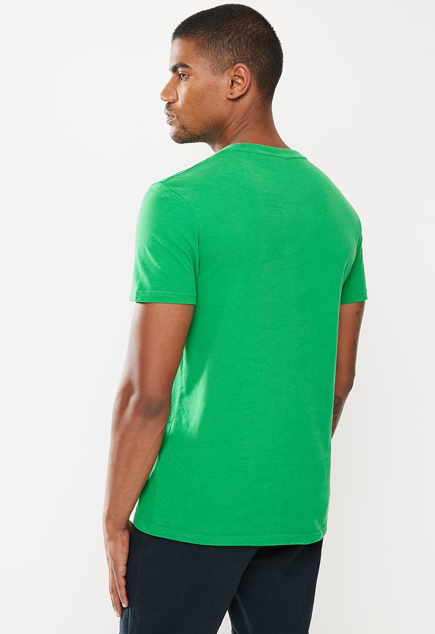 Superdry. - Track and field graphic tee - oregon green
