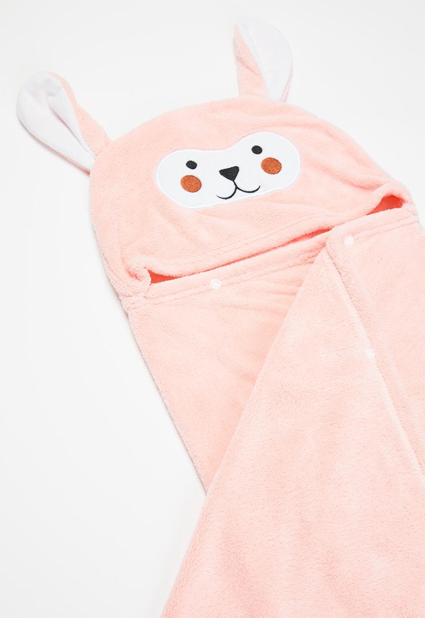 Pop Candy - Bear hooded towel - pink