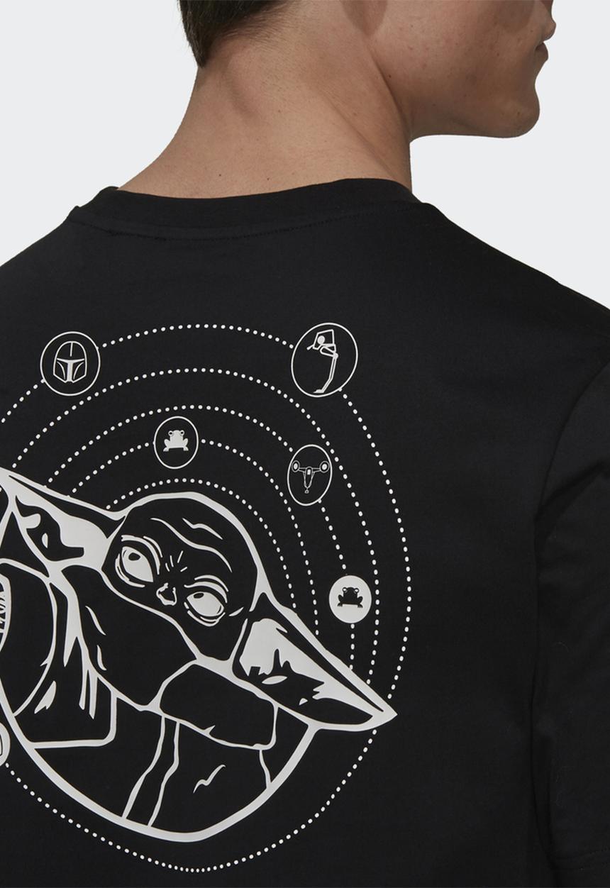 adidas Originals - ADIDAS X STAR WARS: THE MANDALORIAN THE CHILD GRAPHIC TEE- black/white