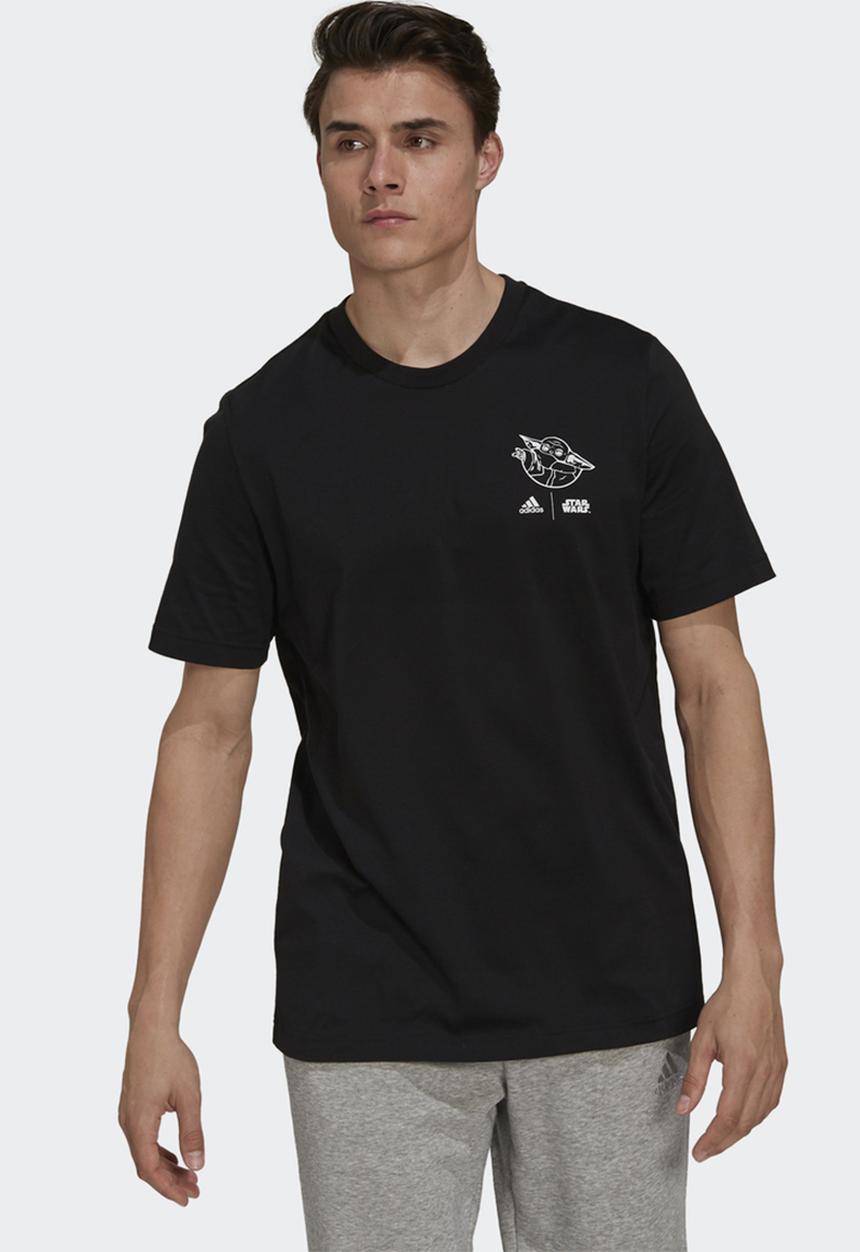 adidas Originals - ADIDAS X STAR WARS: THE MANDALORIAN THE CHILD GRAPHIC TEE- black/white