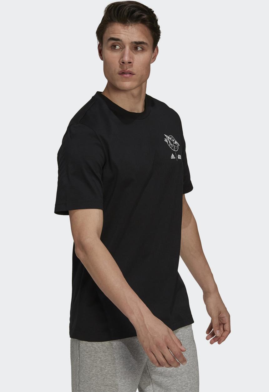 adidas Originals - ADIDAS X STAR WARS: THE MANDALORIAN THE CHILD GRAPHIC TEE- black/white