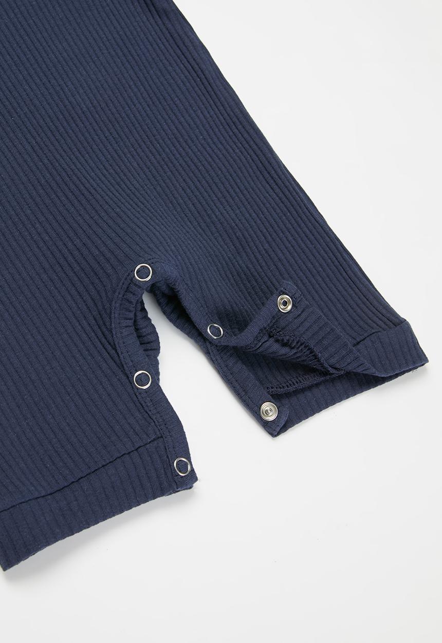 Pop Candy - Baby romper with buttons - navy