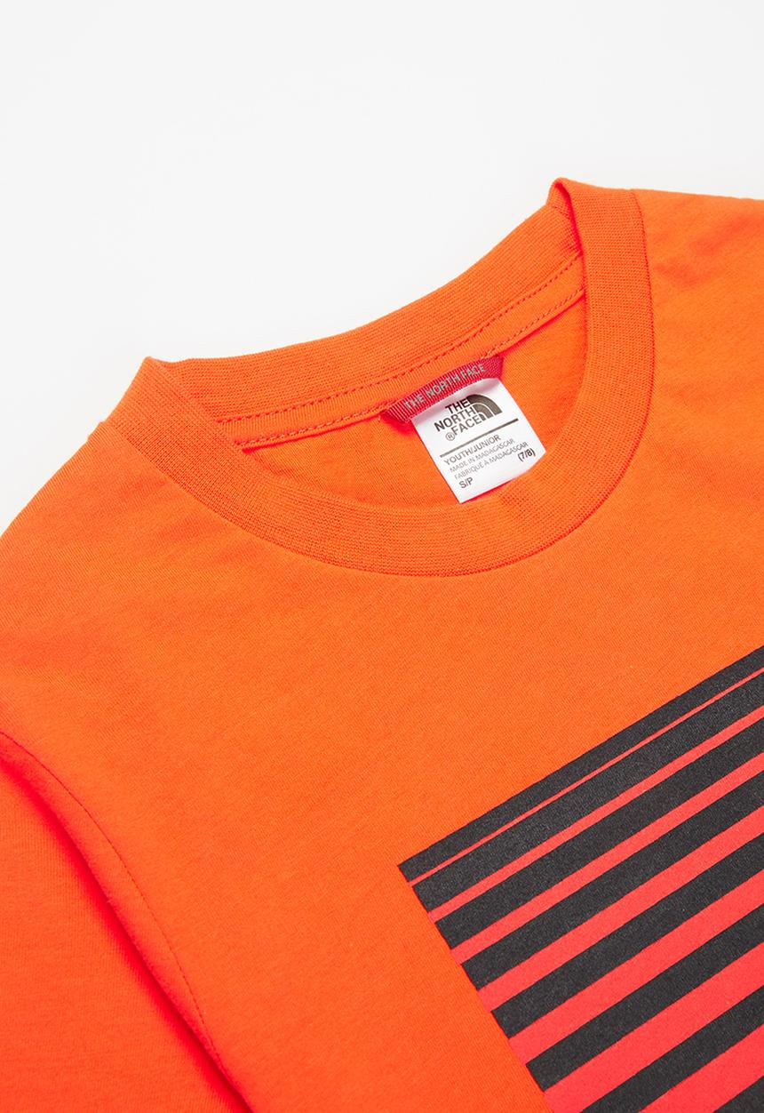 The North Face - Box short sleeve tee - orange 