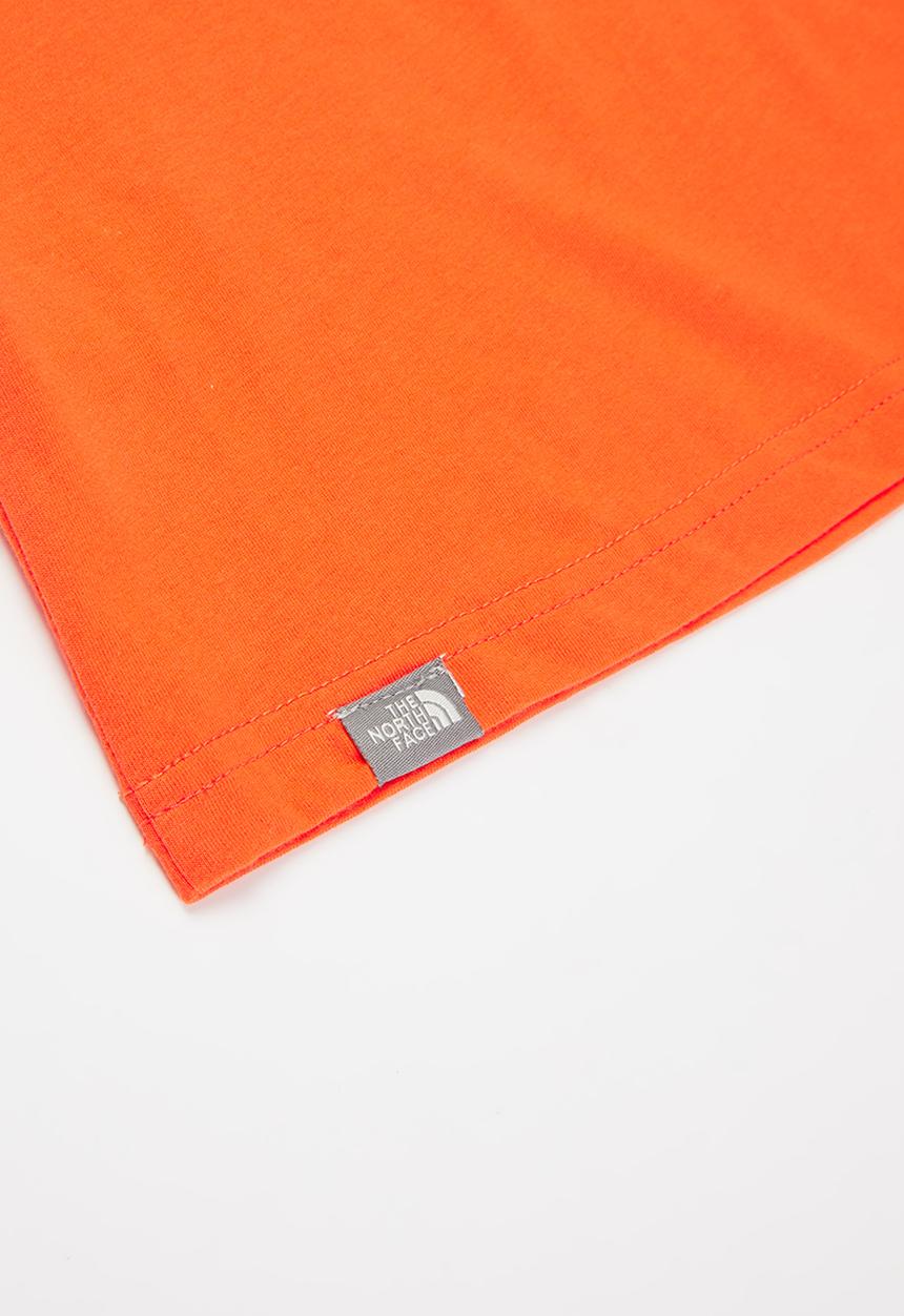 The North Face - Box short sleeve tee - orange 