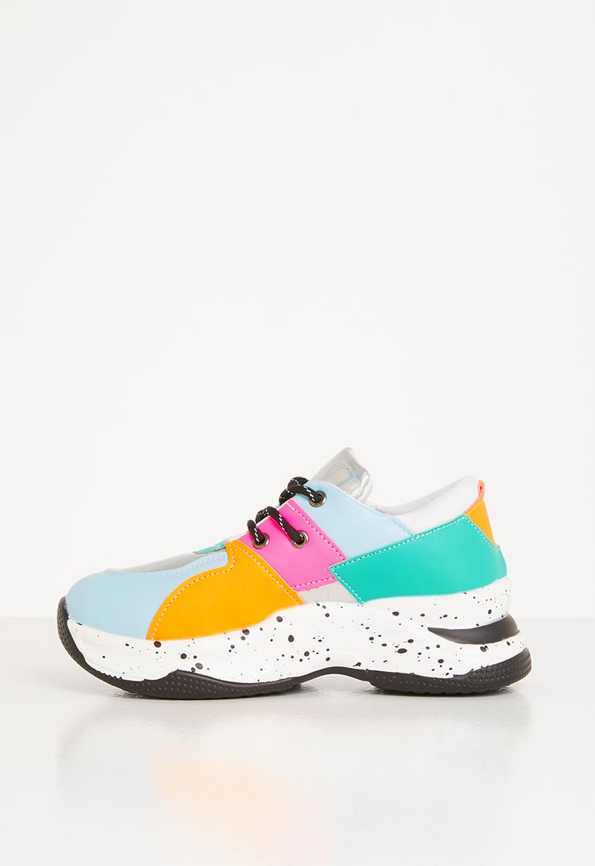 Rebel Republic - Girls lace up sneaker - multi