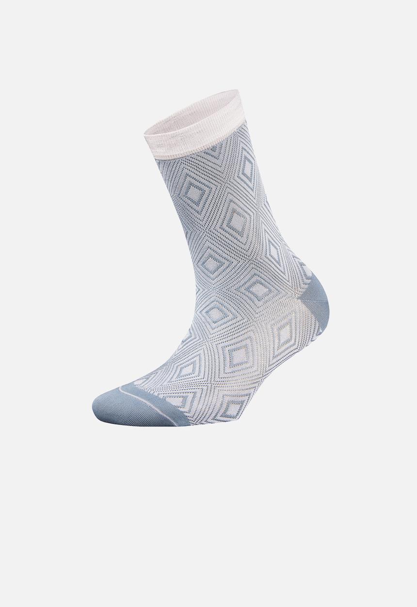 Falke - Geometric diamond - street blue