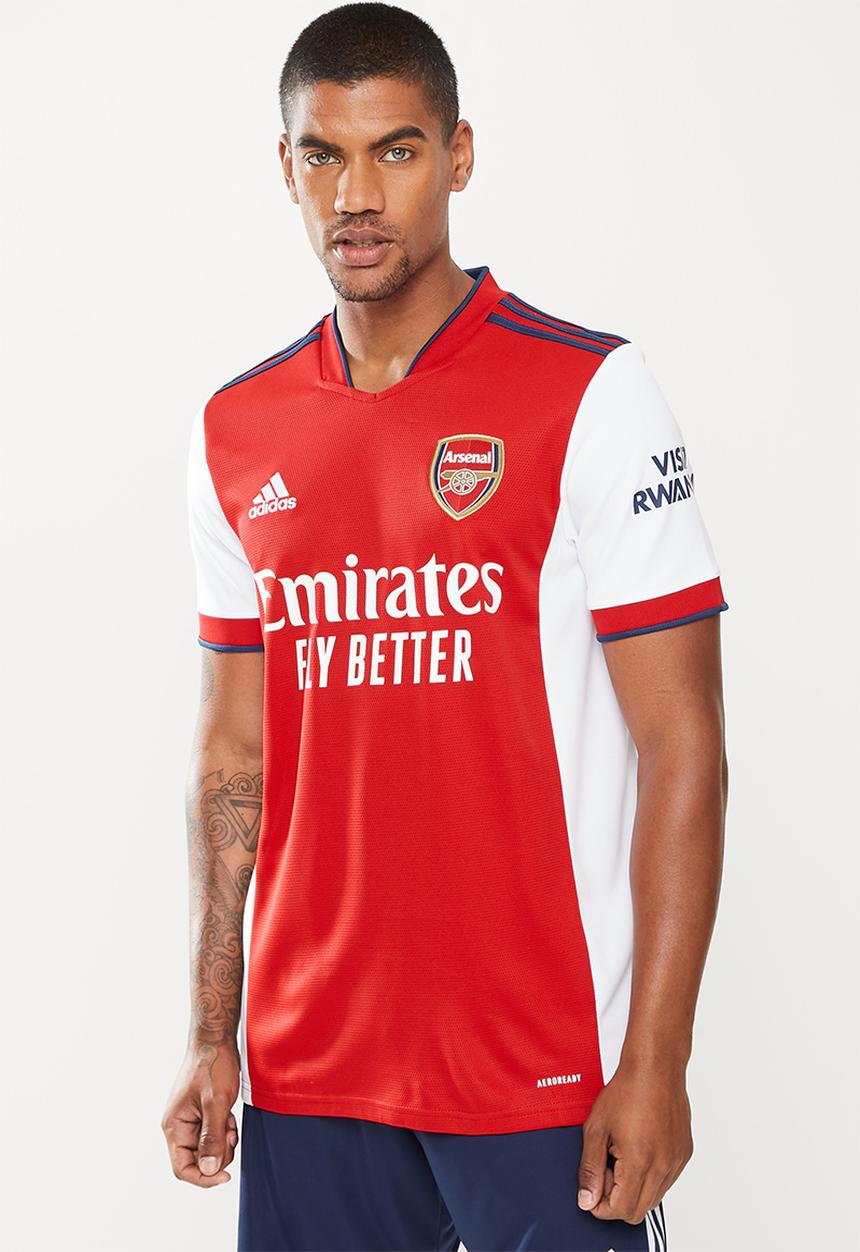 adidas Performance - ARSENAL 21/22 HOME JERSEY- white/scarlet