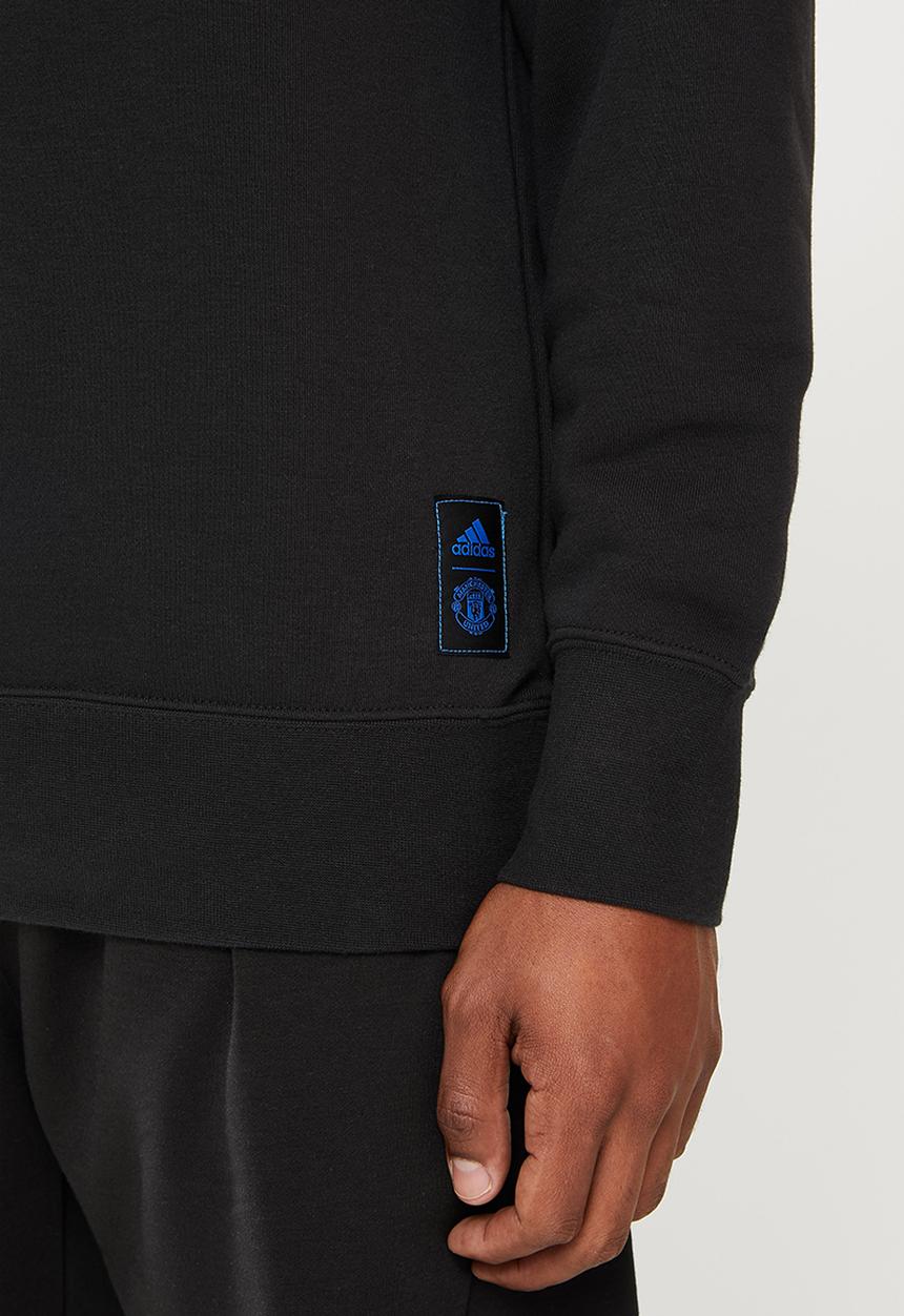 adidas Performance - MANCHESTER UNITED ICONS CREW SWEATSHIRT - black